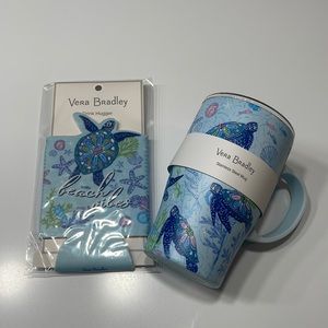 Vera Bradley Turtle Dream Mug & Drink Hugger